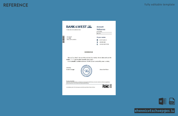 USA Bank of the West Referenzbeispiel Vorschau